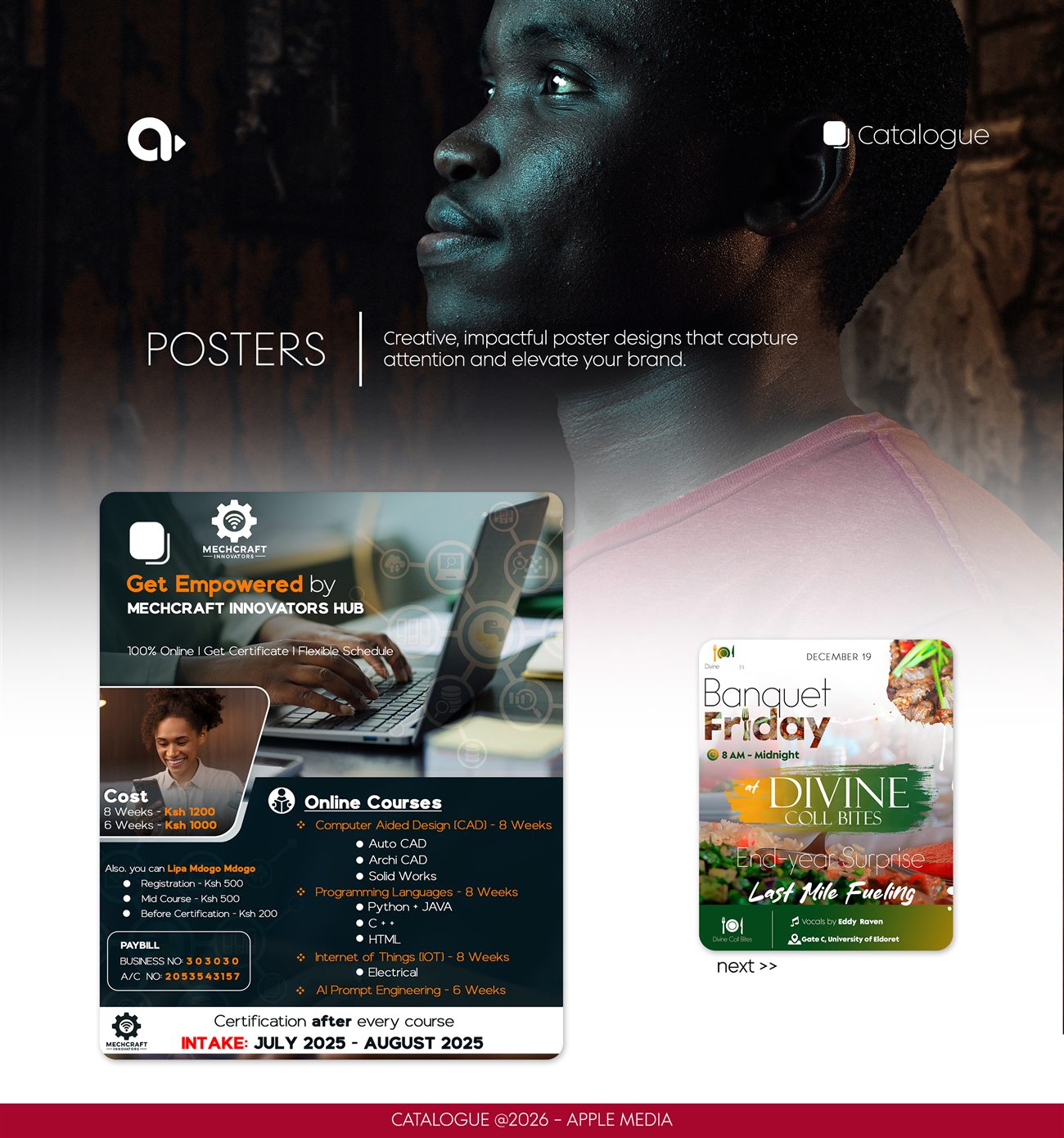 Poster design by Apple Media Kenya